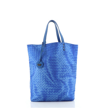 Bottega Veneta Intrecciolusion Tote Printed Nylon Tall