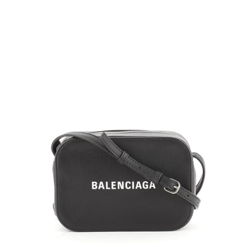 Balenciaga Logo Ville Camera Bag Leather XS