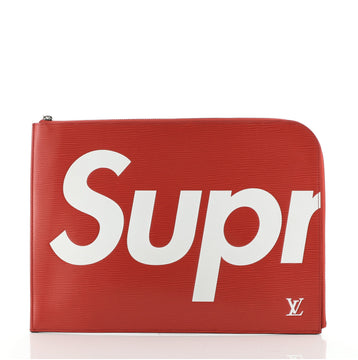 Louis Vuitton Pochette Jour Limited Edition Supreme Epi Leather GM