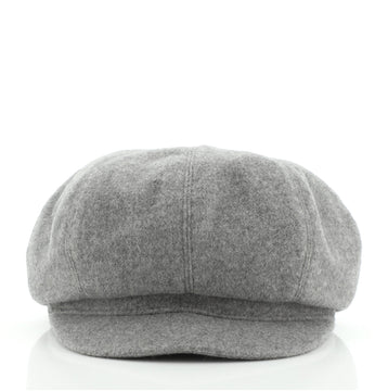 Hermes Newsboy Cap Wool