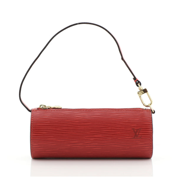 Louis Vuitton Soufflot Epi Castilean Red Pochette Barrel Bag – The