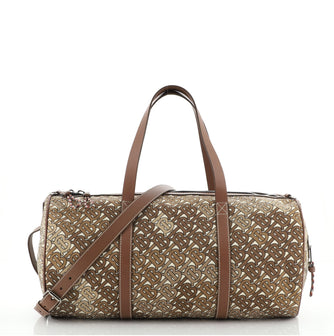 Burberry Kennedy Duffle Bag TB Monogram Nylon Medium