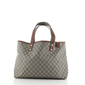 Gucci Web Loop Tote GG Coated Canvas Medium