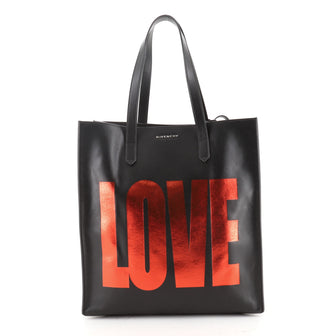 Givenchy Love Shopper Tote Printed Leather Large