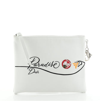 Christian Dior Paradise Zip Pouch Calfskin Medium