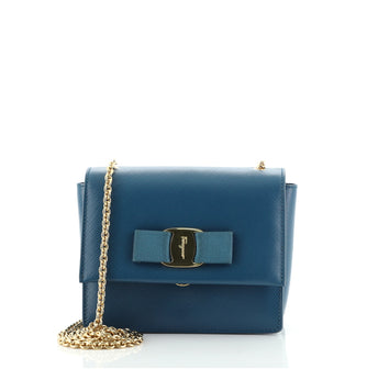 Salvatore Ferragamo Ginny Crossbody Bag Saffiano Leather Mini