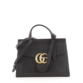 Gucci GG Marmont Top Handle Bag Leather Small