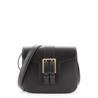 Saint Laurent Buckle Messenger Bag Leather Small