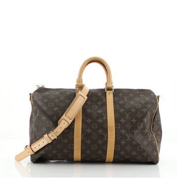 Louis Vuitton Keepall Bandouliere Bag Monogram Canvas 45