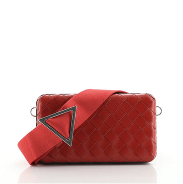 Bottega Veneta Box Messenger Bag Intrecciato Spazzolato