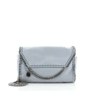 Stella McCartney Falabella Fold Over Flap Crossbody Bag Shaggy Deer Mini