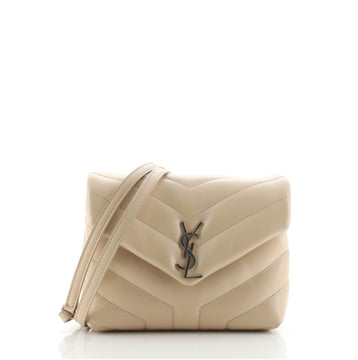 Saint Laurent LouLou Shoulder Bag Matelasse Chevron Leather Toy