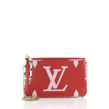 Louis Vuitton Double Zip Pochette Limited Edition Colored Monogram Giant