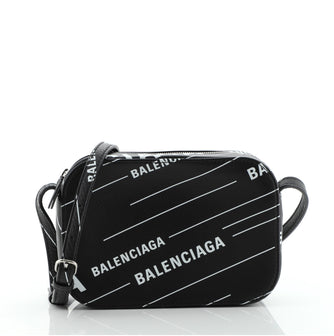 Balenciaga Everyday Crossbody Bag Printed Leather XS