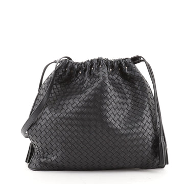 Bottega Veneta Drawstring Tassel Tote Intrecciato Nappa Medium