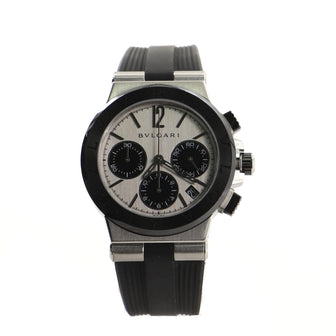 Diagono Chronograph Automatic Watch Ceramic with Stainless Steel and Rubber 37