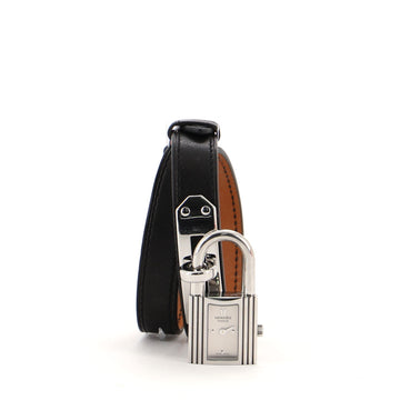 Hermes Kelly Double Tour Quartz Watch Plated Metal and Leather 20