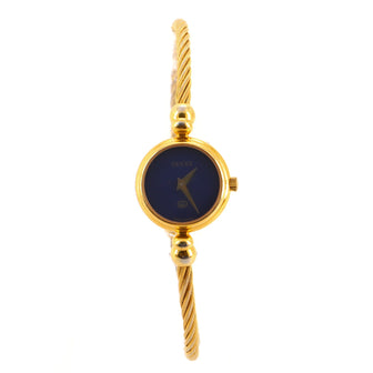 Gucci Coil Bangle Quartz Watch Plated Metal 20
