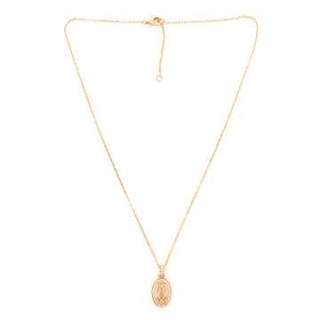 Cartier Double C de Cartier Pendant Necklace 18K Pink Gold with Diamonds