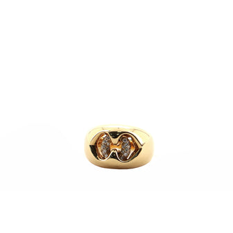 Bvlgari Abbraccio Ring 18K Yellow Gold with Diamonds