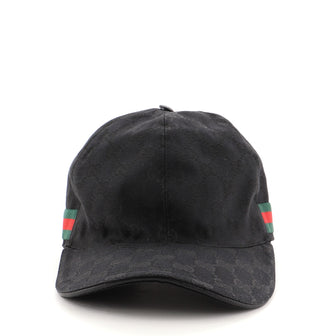Gucci Web Baseball Cap GG Canvas