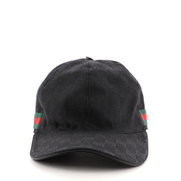 Gucci Web Baseball Cap GG Canvas