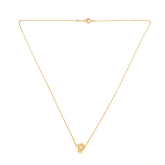Tiffany & Co. Paloma Picasso Loving Heart Pendant Necklace 18K Yellow Gold