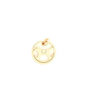 Hermes Dada Pendant Necklace 18K Pink Gold