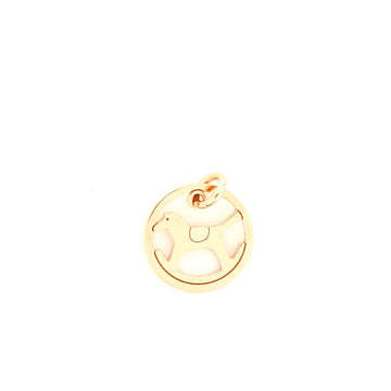 Hermes Dada Pendant Necklace 18K Pink Gold
