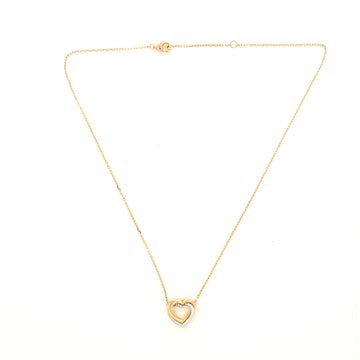 Cartier Trinity de Cartier Heart Pendant Necklace 18K Tricolor Gold with Diamonds