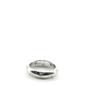 Tiffany & Co. Dots Band Ring Platinum with Diamonds