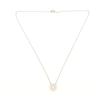 Tiffany & Co. Jazz Circle Pendant Necklace Platinum and Diamonds