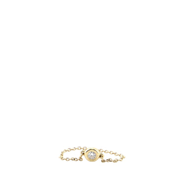 Tiffany & Co. Elsa Peretti Diamonds By The Yard Ring 18K Yellow Gold with Diamond .07CT