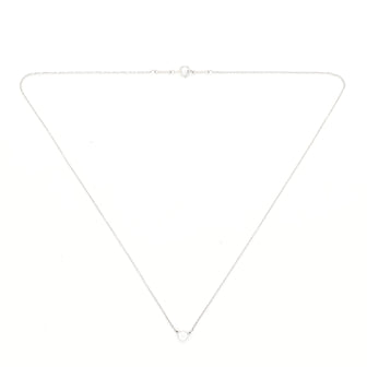 Tiffany & Co. Elsa Peretti Diamonds By The Yard Pendant Necklace Platinum with Diamond .19CT