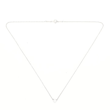 Tiffany & Co. Elsa Peretti Diamonds By The Yard Pendant Necklace Platinum with Diamond .19CT