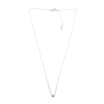 Cartier Diamants Legers Pendant Necklace 18K White Gold and Diamond XS