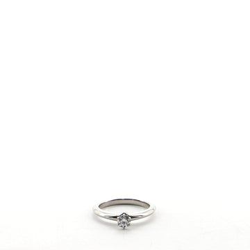 Tiffany & Co. Solitaire Ring Platinum with RBC Diamond D/VVS2 .23CT