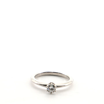 Tiffany & Co. Solitaire Ring Platinum with RBC Diamond D/IF .22CT