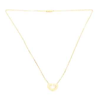 Cartier C Heart de Cartier Pendant Necklace 18K Yellow Gold