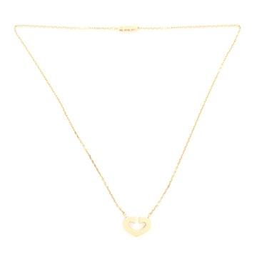 Cartier C Heart de Cartier Pendant Necklace 18K Yellow Gold