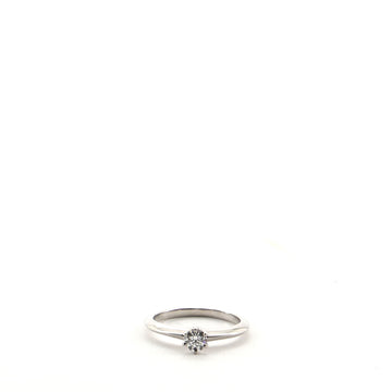 Tiffany & Co. Solitaire Ring Platinum with RBC Diamond H/VS1 .23CT