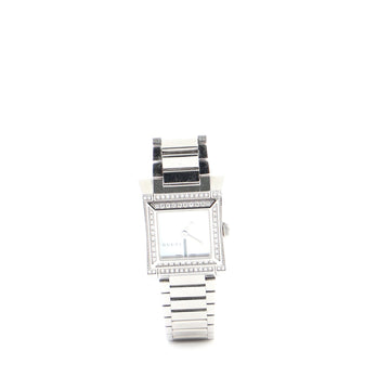 Gucci 111L Quartz Watch Stainless Steel with Diamond Bezel and Mother of Pearl 23