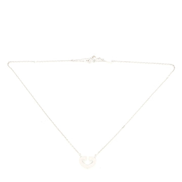 Cartier C Heart de Cartier Pendant Necklace 18K White Gold