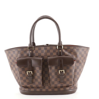 Louis Vuitton Manosque Handbag Damier GM
