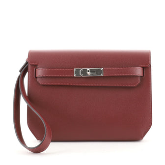 Hermes Kelly Depeches Pouch Epsom 25