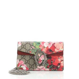 Gucci Dionysus Bag Blooms Print GG Coated Canvas Super Mini