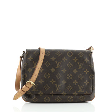 Louis Vuitton Musette Tango Handbag Monogram Canvas