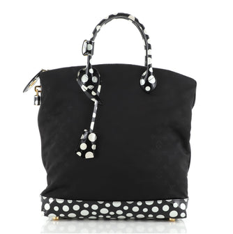 Louis Vuitton Desire Lockit Bag Kusama Infinity Dots Monogram Nylon MM