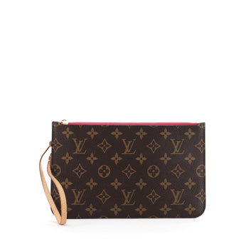 Louis Vuitton Neverfull Pochette Monogram Canvas Large