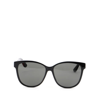 Saint Laurent Classic Monogram Hinge Cat Eye Sunglasses Acetate